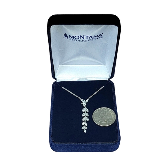 Montana Silversmiths Woodbine Falls Crystal Necklace - NC5310 - Picture 5 of 10